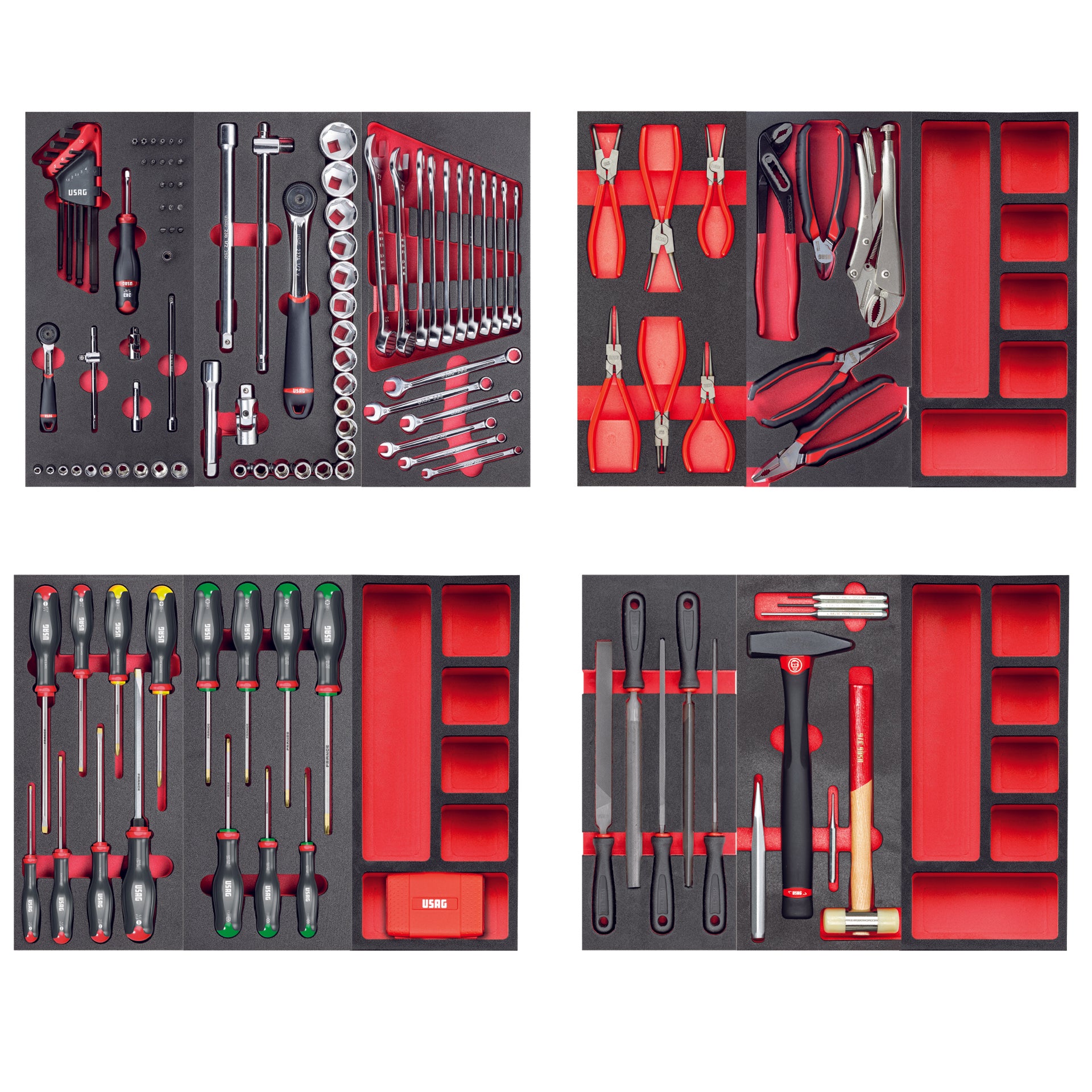 495 Mo - Assortiment de maintenance (156 pcs) - 4 tiroirs - Usag - U04950628 495 Mo - Assortiment de maintenance (156 pcs) - 4 tiroirs - Usag - U04950628